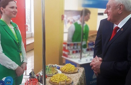 ОАО «Молочные горки» презентовали свою продукцию на выставке-дегустации в честь 80-летия Могилёвской области